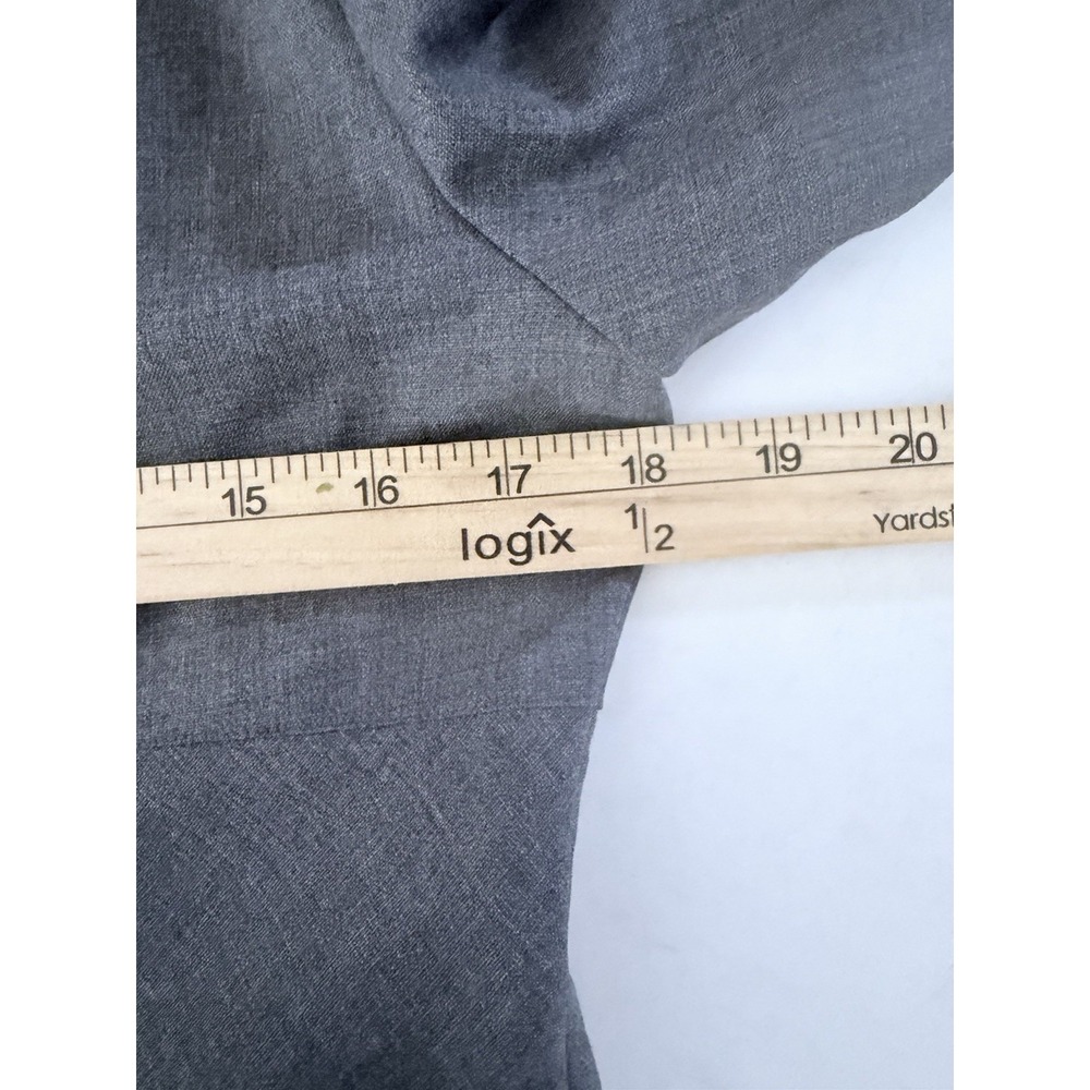 Finity Studio Wool Blend Blouse Size 10 Gray Office Career Wear - Picture 5 of 9